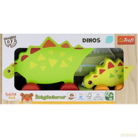 Zabawka drewniana - Dinos Stegosaurus 61747 [FIGURKA]