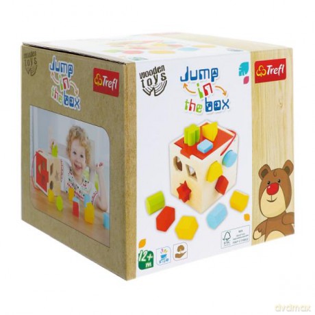 Zabawka drewniana - Jump in the box Sorter 61692 [KLOCKI]