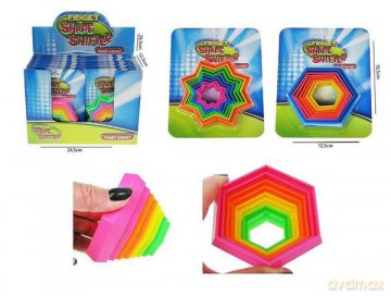 Zabawka sensoryczna Magiczne wzory 3D 9cm 2-rodzaje, - mix