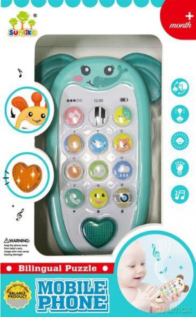 Zabawka Telefon Słoń światło/dźwięk 502319