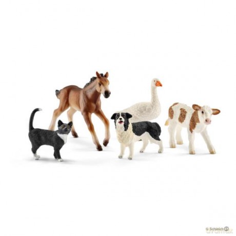 Schleich 42386 Zwierzęta wiejskie mix [FIGURKA]