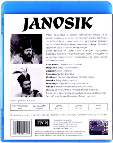 Janosik (rekonstrukcja cyfrowa) [4xBlu-Ray]