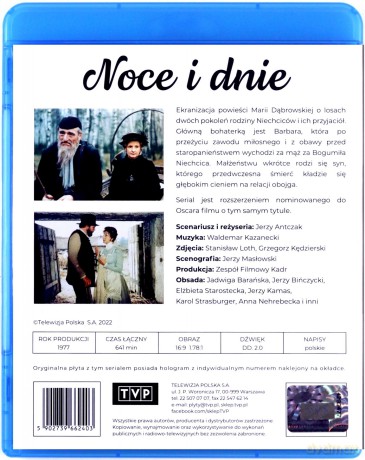 Noce i Dnie (rekonstrukcja cyfrowa) [3xBlu-Ray]