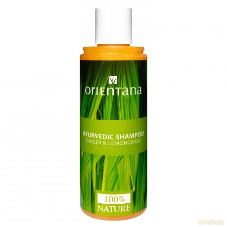 Orientana Ajurwedyjski Szampon do włosów - Imbir i Trawa Cytrynowa 210ml