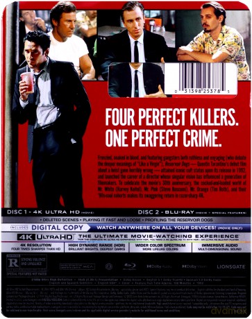 Reservoir Dogs (Wściekłe psy) [Blu-Ray 4K]+[Blu-Ray]