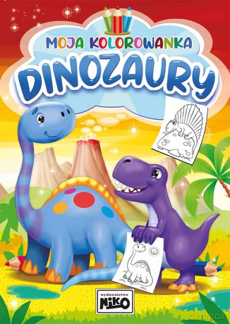 Dinozaury. Moja kolorowanka - Artur Rajch [KSIĄŻKA]