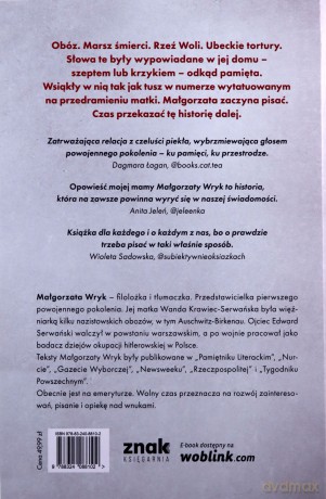 Opowieść mojej mamy. Ocalić rodzinną historię od zapomnienia - Małgorzata Wryk [KSIĄŻKA]