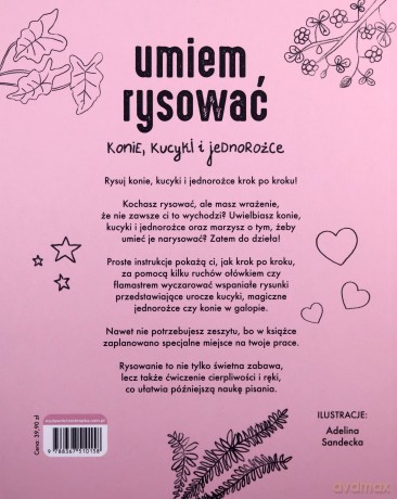 Umiem rysować konie, kucyki i jednorożce - Adelina Sandecka [KSIĄŻKA]