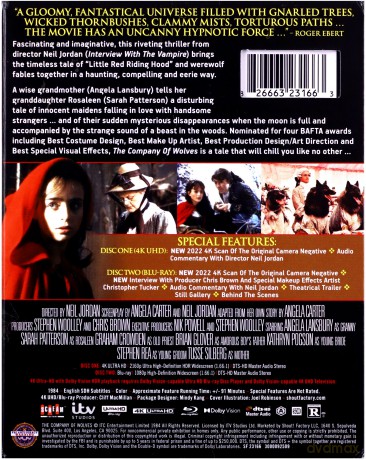 The Company of Wolves (Towarzystwo wilków) [Blu-Ray 4K]+[Blu-Ray]