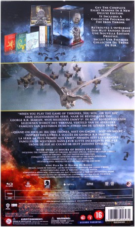 Gra o Tron Sezon 1-8 [BOX] [33xBlu-Ray]+[FIGURKA]