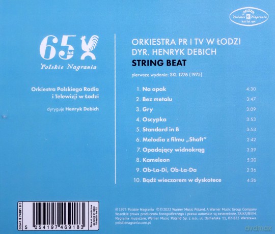 Henryk Debich i Orkiestra PRiTV w Łodzi: String Beat [CD]