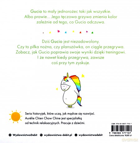 Przygody Gucia Gucio uczy się przegrywać - Aurelie Chien, Chow Chine [KSIĄŻKA]
