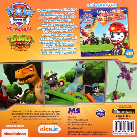 Psi Patrol. Dino Rescue. Pieski i dinozaur w potrzebie [KSIĄŻKA]