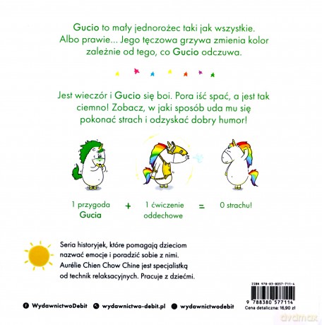 Uczucia Gucia Gucio się boi - Aurelie Chien, Chow Chine [KSIĄŻKA]