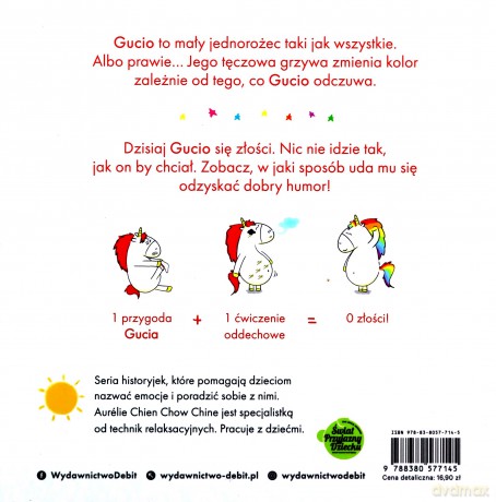 Uczucia Gucia Gucio się złości - Aurelie Chien, Chow Chine [KSIĄŻKA]