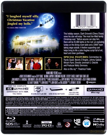 National Lampoon's Christmas Vacation (W krzywym zwierciadle: Witaj, Święty Mikołaju) [Blu-Ray 4K]+[Blu-Ray]