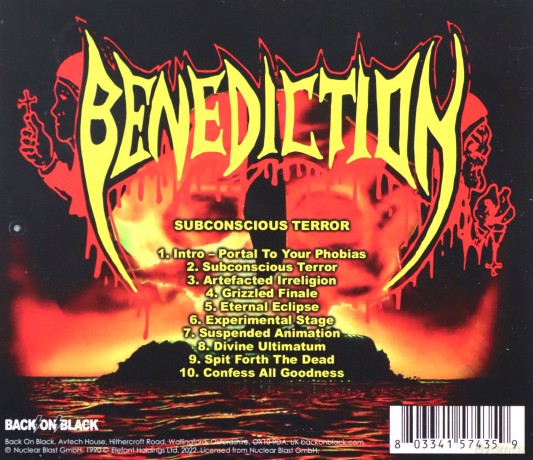 Benediction: Subconscious Terror [CD]