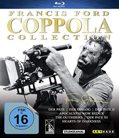 Francis Ford Coppola Collection: The Godfather I-III / The Conversation / The Outsiders / Hearts of Darkness (Ojciec chrzestny I-III / Rozmowa / Czas Apokalipsy / Outsiderzy / Serca ciemności) [7xBlu-Ray]