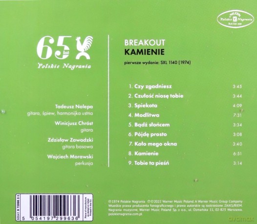 Breakout: Kamienie [CD]
