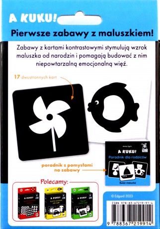 A kuku! Świat malucha. Karty kontrastowe + poradnik. Kapitan Nauka - Anna Zych [KSIĄŻKA]