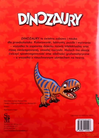 Dinozaury. Zagadki, kolorowanki, labirynty - Wojciech Górski [KSIĄŻKA]