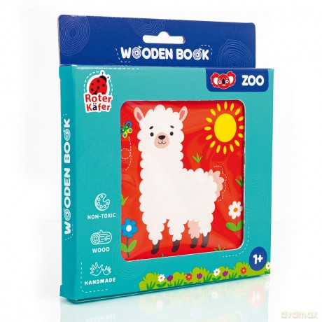 Drewniana książeczka box ZOO RW3036