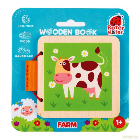 Drewniana książeczka Farma RW3032
