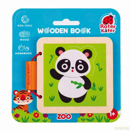 Drewniana książeczka Zoo RW3030