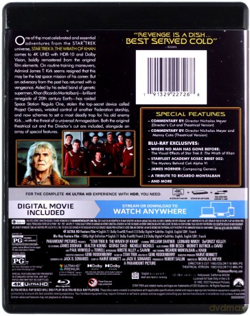 Star Trek II: The Wrath of Khan (Star Trek II: Gniew Khana) [Blu-Ray 4K]+[Blu-Ray]