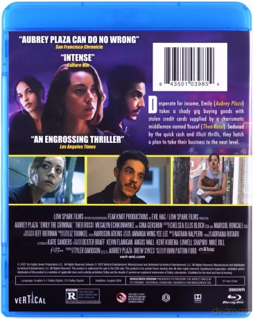 Emily the Criminal (Na złej drodze) [Blu-Ray]