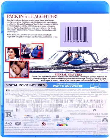Planes, Trains & Automobiles (Samoloty, pociągi i samochody) [Blu-Ray]+[DVD]