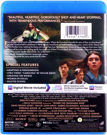 Where the Crawdads Sing (Gdzie śpiewają raki) [Blu-Ray]+[DVD]
