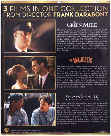 The Frank Darabont Collection: The Shawshank Redemption / The Green Mile / The Majestic (Skazani na Shawshank / Zielona mila / Majestic) [4xBlu-Ray]