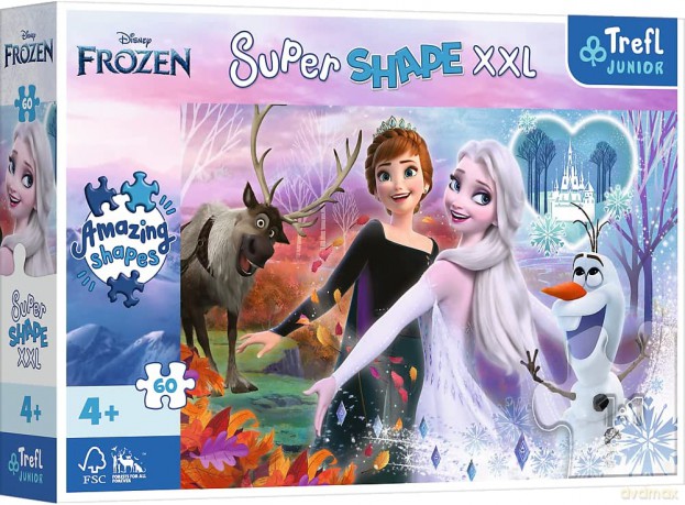 TREFL Disney Frozen Tańczące Siostry 60 el. [PUZZLE]