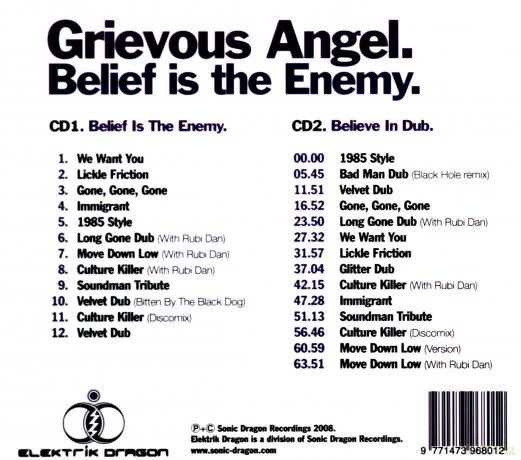 Grievous Angel: Belief Is The Enemy [2CD]