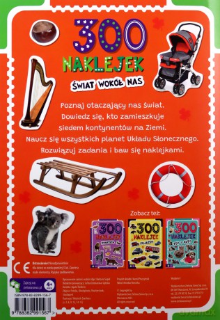 300 naklejek. Świat wokół nas [KSIĄŻKA]