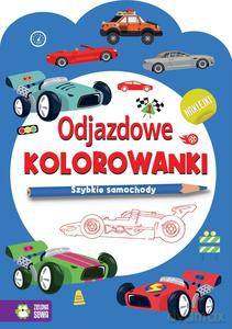Odjazdowe kolorowanki. Szybkie samochody [KSIĄŻKA]