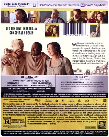 Amsterdam [Blu-Ray 4K]+[Blu-Ray]