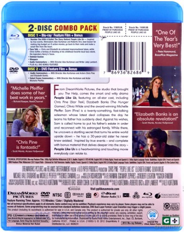 People Like Us (Ludzie jak my) [Blu-Ray]+[DVD]