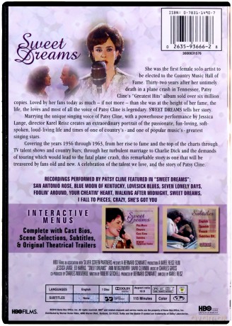 Sweet Dreams (Słodkie marzenia) [DVD]