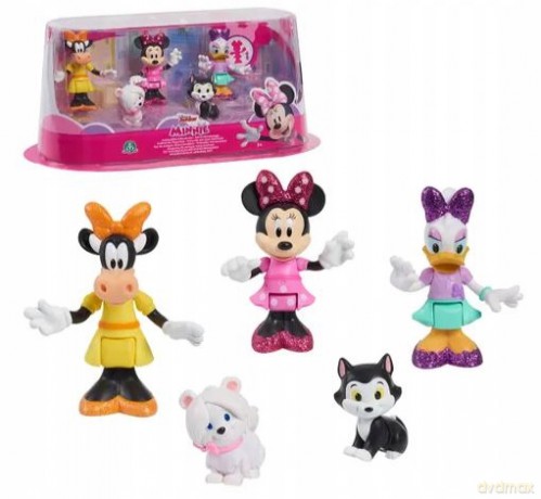 Myszka Minnie Zestaw do zabawy Minnie i przyjaciele, 4-8 cm [FIGURKA]