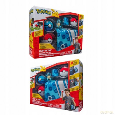 Pokemon Bandolier Poke Ball, Dive Ball, and Squirtle Seria 3 [FIGURKA]