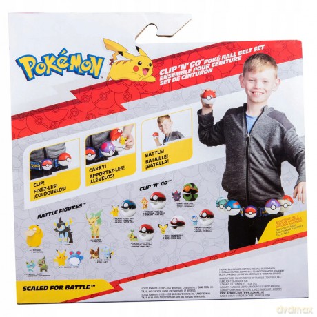 Pokemon Clip 'N' Go Poke Ball Belt Set (Dusk Ball, Luxury Ball, and Sneasel Seria 11 [FIGURKA]