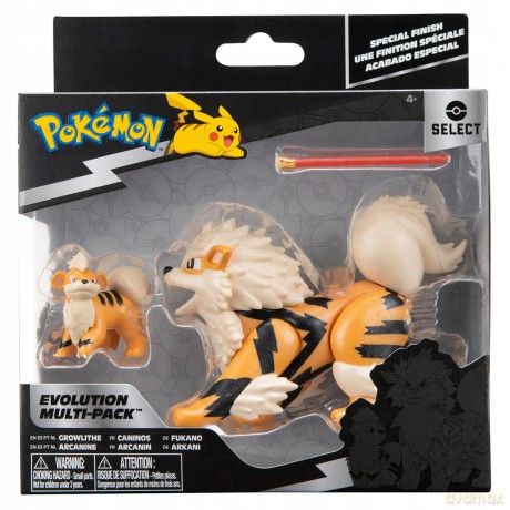 Pokemon Select Evolution Multipack Growlithe, Arcanine [FIGURKA]