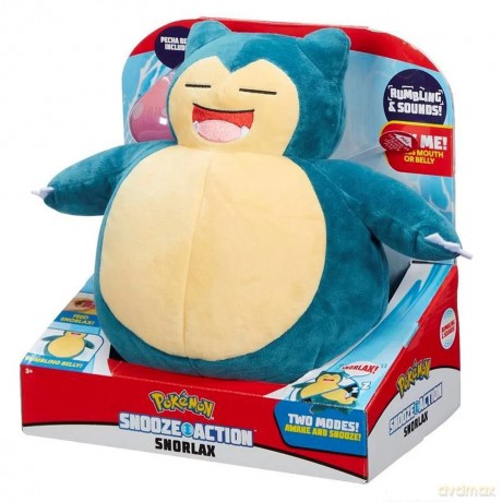 Pokemon Snorlax Seria 10, Plusz, 30 cm
