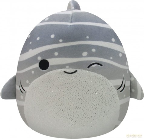 Squishmallows Rekin Sachine, Plusz, 30 cm
