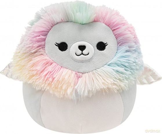 Squishmallows Szary Lew ze skrzydłami, Plusz, 40 cm