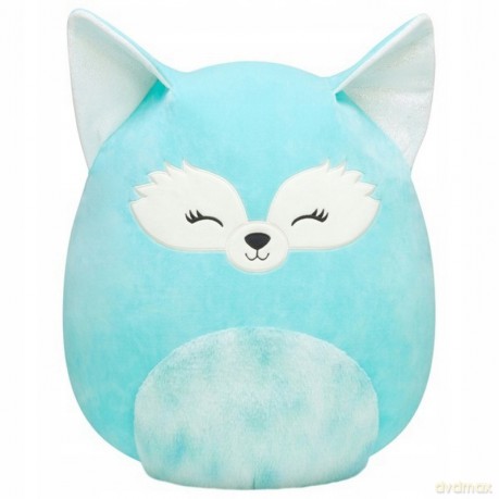 Squishmallows Teal Fox Lis Dabney, Plusz, 50 cm