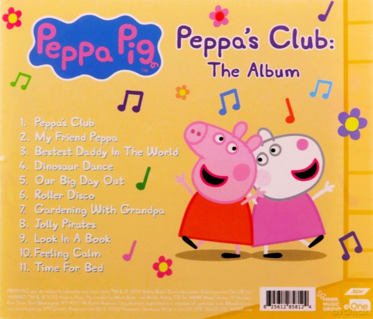 Peppa Pig: Peppa's Club The Album [CD]