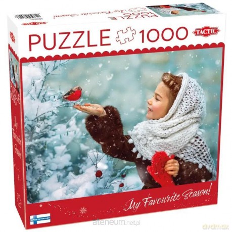 TACTIC 1000 el. Girl with Red Mittens [PUZZLE]